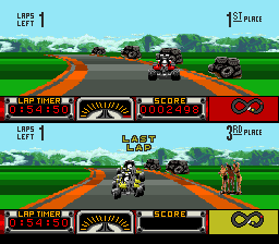 Road Riot 4WD (USA) In game screenshot